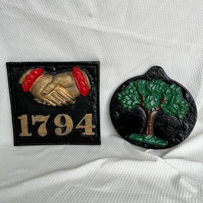 Lot 229 Cast Iron Fire Insurance plaques