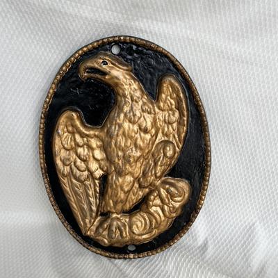 Lot 230 Cast Iron Eagle Fire Insurance Plaque