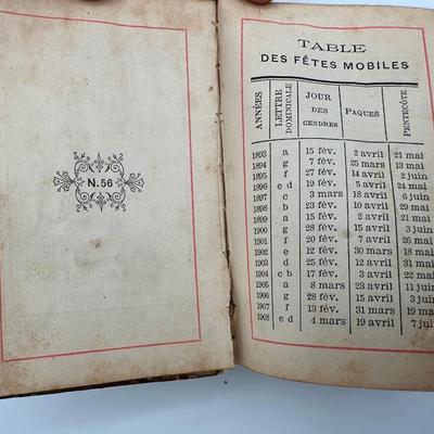 1890s French Pocket Prayer Books