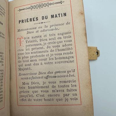 1890s French Pocket Prayer Books