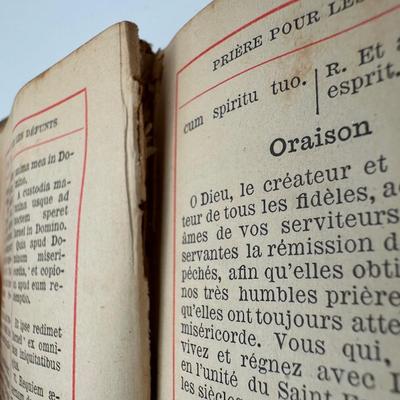 1890s French Pocket Prayer Books