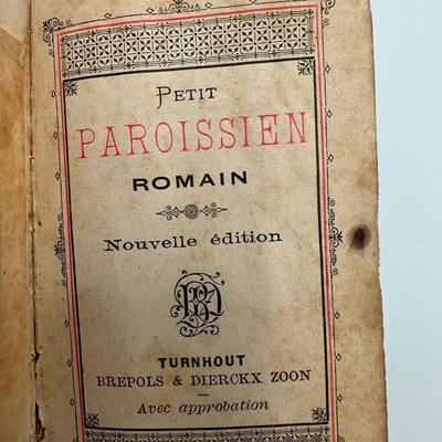 1890s French Pocket Prayer Books