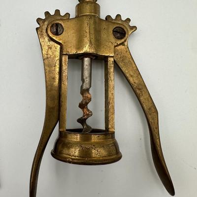 Vintage Italian Bottle and Corkscrew Opener