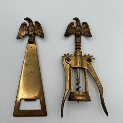 Vintage Italian Bottle and Corkscrew Opener