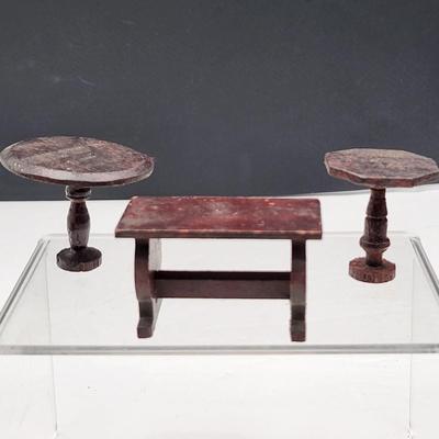 Vintage Germany Wood Dollhouse Furniture