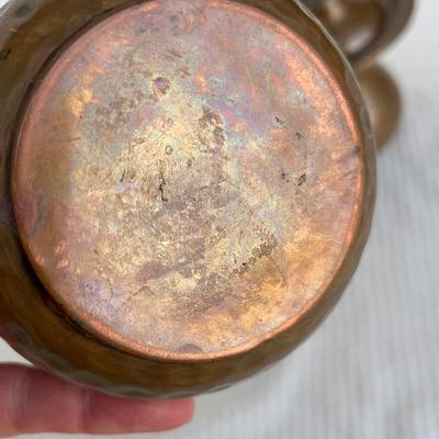Lot 255 Antique Copper Creamer & Sugar