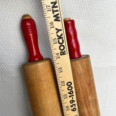 Lot 260 Red Handle Rolling Pins