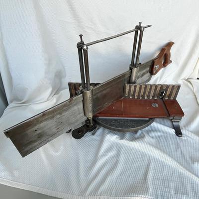 Lot 270 Antique STANLEY Mitre Saw