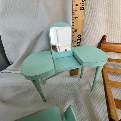 Lot 275 Wood Doll house furniture