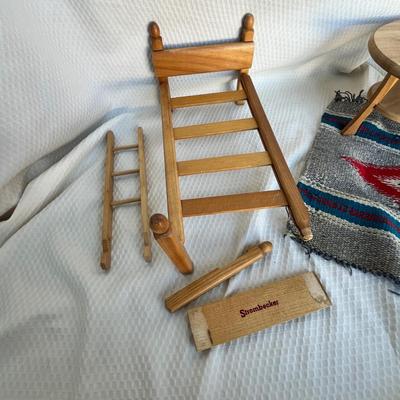 Lot 275 Wood Doll house furniture