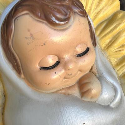 Lot 282 Baby Jesus Blow Mold