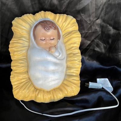 Lot 282 Baby Jesus Blow Mold