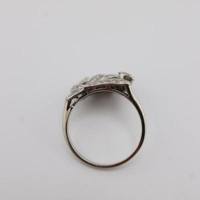 14-18k White Gold Diamond Ring