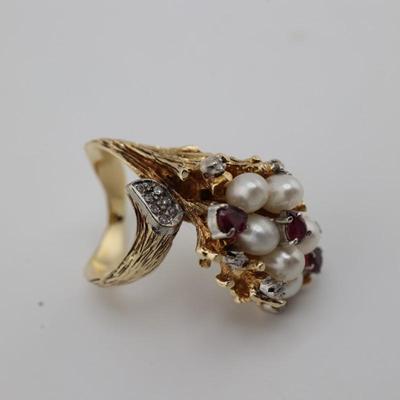 14kt Gold Custom Made Ring