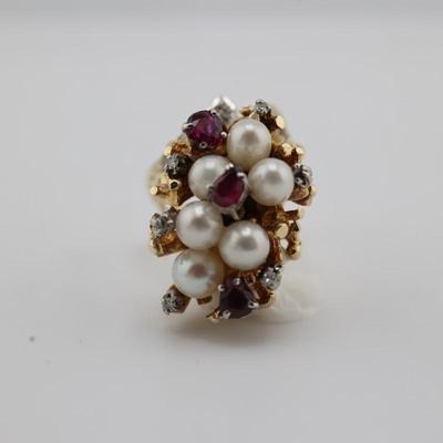 14kt Gold Custom Made Ring