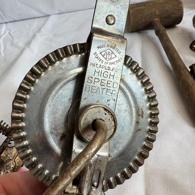Milk Pail, Pelouze Scale & More Quality Vintage Kitchen Tools (LR-MK)