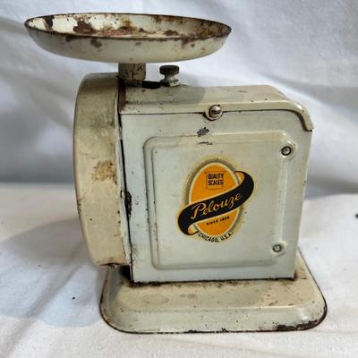 Milk Pail, Pelouze Scale & More Quality Vintage Kitchen Tools (LR-MK)