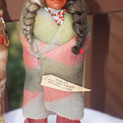 GROUPING OF POPULAR SKOOKUM DOLLS OF THE EARLY 20TH CENTURY. -ORIGINAL