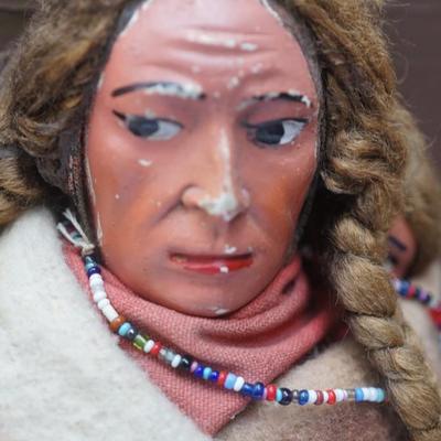 GROUPING OF POPULAR SKOOKUM DOLLS OF THE EARLY 20TH CENTURY. -ORIGINAL