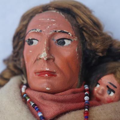 GROUPING OF POPULAR SKOOKUM DOLLS OF THE EARLY 20TH CENTURY. -ORIGINAL