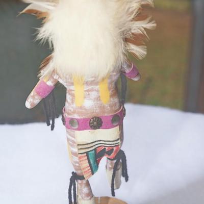 HAND CRAFTED KATCHINA "OWL DANCER" 10"