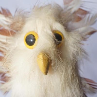 HAND CRAFTED KATCHINA "OWL DANCER" 10"