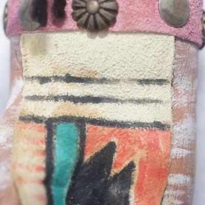 HAND CRAFTED KATCHINA "OWL DANCER" 10"