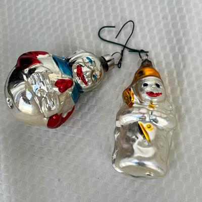 Lot 296 Clown ornaments