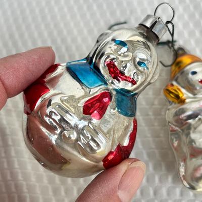 Lot 296 Clown ornaments