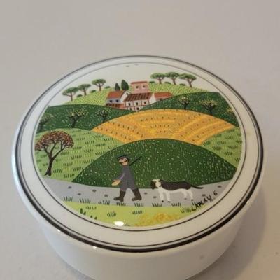 Vintage Villeroy & Boch duck whistle & covered dish