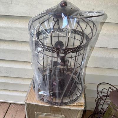 484 Gardeners Supply Co. Trio of Edwardian Bird Feeders