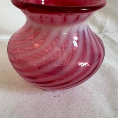 Rainbow Art and Cranberry Glass Jars & Vases (LR-MK)