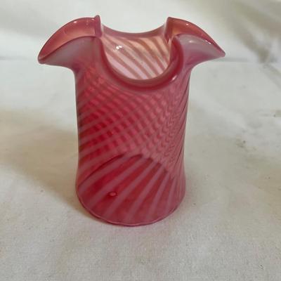 Rainbow Art and Cranberry Glass Jars & Vases (LR-MK)