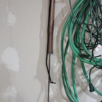 Vtg tire pump and hoses