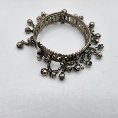 Silver Belly Dance Waist Jewelry & Jingle Bangle India