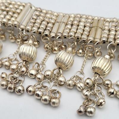 Silver Belly Dance Waist Jewelry & Jingle Bangle India