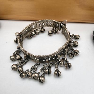 Silver Belly Dance Waist Jewelry & Jingle Bangle India