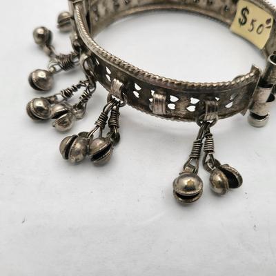 Silver Belly Dance Waist Jewelry & Jingle Bangle India