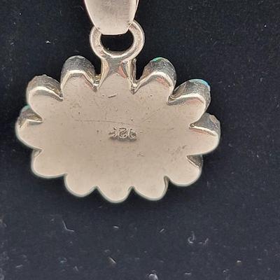 Amazing Detailed Opal Cluster 925 Silver Necklace 55.4gr