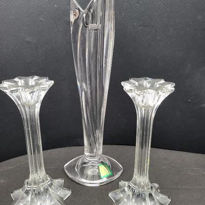 Waterford, Reidel Crystal Candleholders