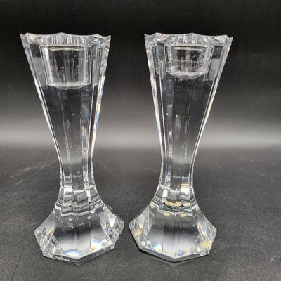Orrefors, Villeroy & Boch Crystal Candlestick Holders & More