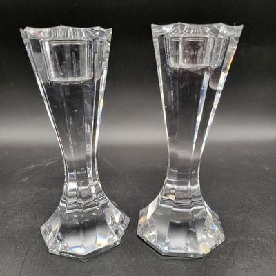 Orrefors, Villeroy & Boch Crystal Candlestick Holders & More
