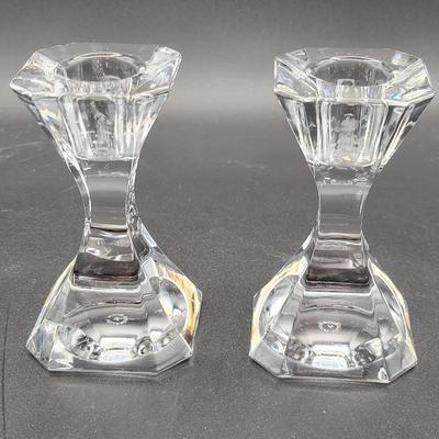 Orrefors, Villeroy & Boch Crystal Candlestick Holders & More