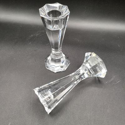 Orrefors, Villeroy & Boch Crystal Candlestick Holders & More