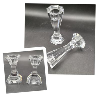 Orrefors, Villeroy & Boch Crystal Candlestick Holders & More