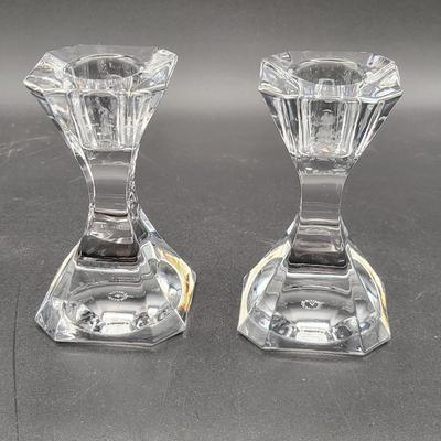 Orrefors, Villeroy & Boch Crystal Candlestick Holders & More