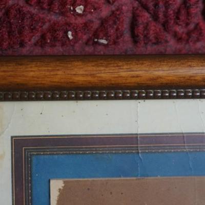 MAXFIELD PARRISH "THE WATERFALL" FRAMED 1931 CALENDAR FOR HUBBARD HARDWARE & EDISON MAZDA LAMPS