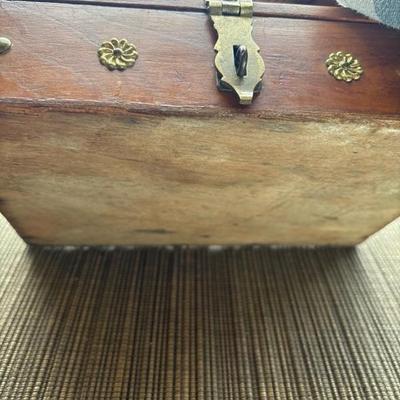 Lot of Pins in Wood Box