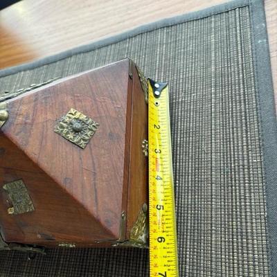 Lot of Pins in Wood Box