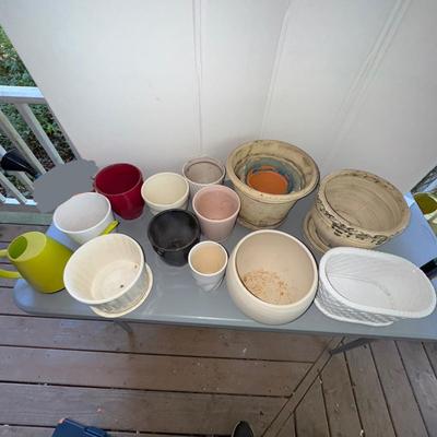 496 Terra Cotta Mixed Planter LOT